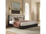 Clayten Espresso Eastern King Bed - Ornate Home
