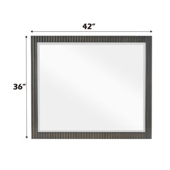Clayten Espresso Mirror - Ornate Home
