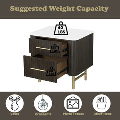 Clayten Espresso Nightstand - Ornate Home