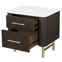 Clayten Espresso Nightstand - Ornate Home