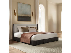 Clayten Espresso Queen Bed - Ornate Home