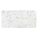 Clayten White/Espresso Dining Table w/ Natural Marble Top - Ornate Home