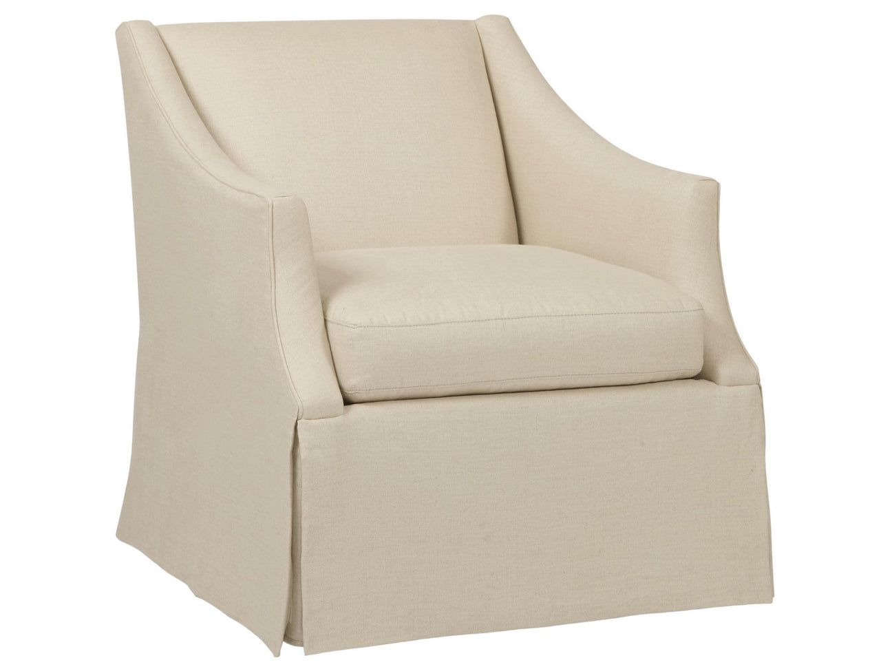 Clayton Beige/Tan Fabric Swivel Chair - Ornate Home