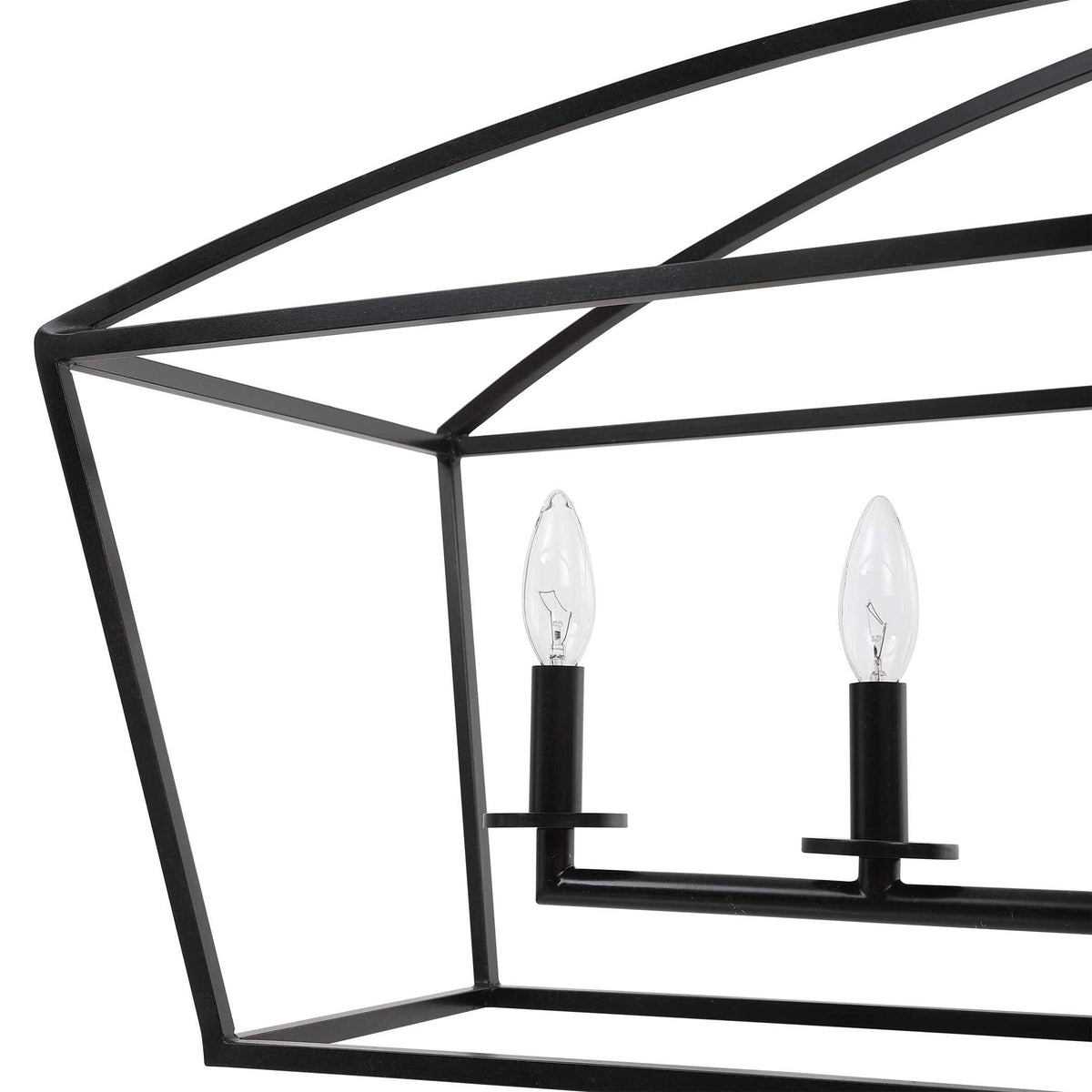 Clayton Bronze 6 Light Linear Chandelier - Ornate Home