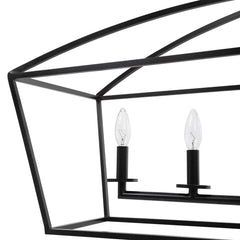 Clayton Bronze 6 Light Linear Chandelier - Ornate Home