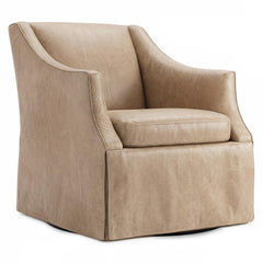 Clayton Camel Swivel Chair - Ornate Home