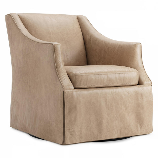 Clayton Camel Swivel Chair