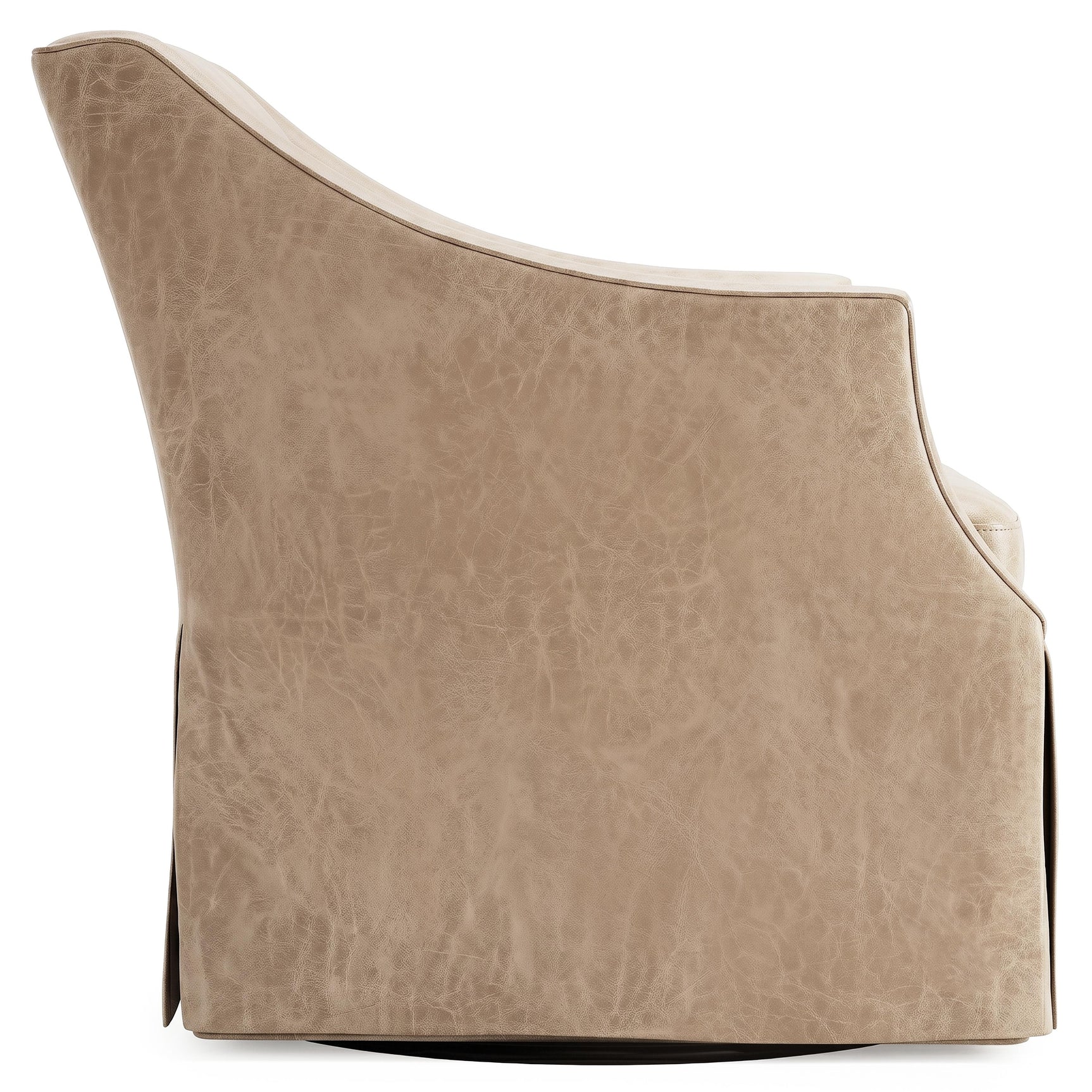 Clayton Camel Swivel Chair