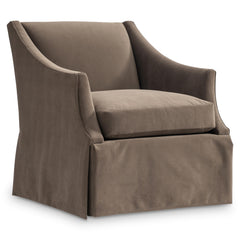 Clayton Ivory Swivel Chair - Ornate Home