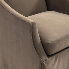 Clayton Ivory Swivel Chair - Ornate Home