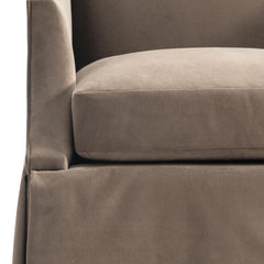 Clayton Ivory Swivel Chair - Ornate Home