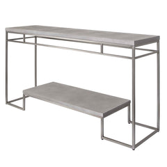 Clea Gray Console Table - Ornate Home