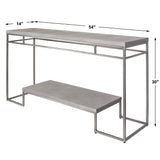 Clea Gray Console Table - Ornate Home