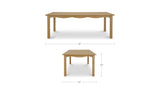 Clea Heritage Brown Dining Table - Ornate Home