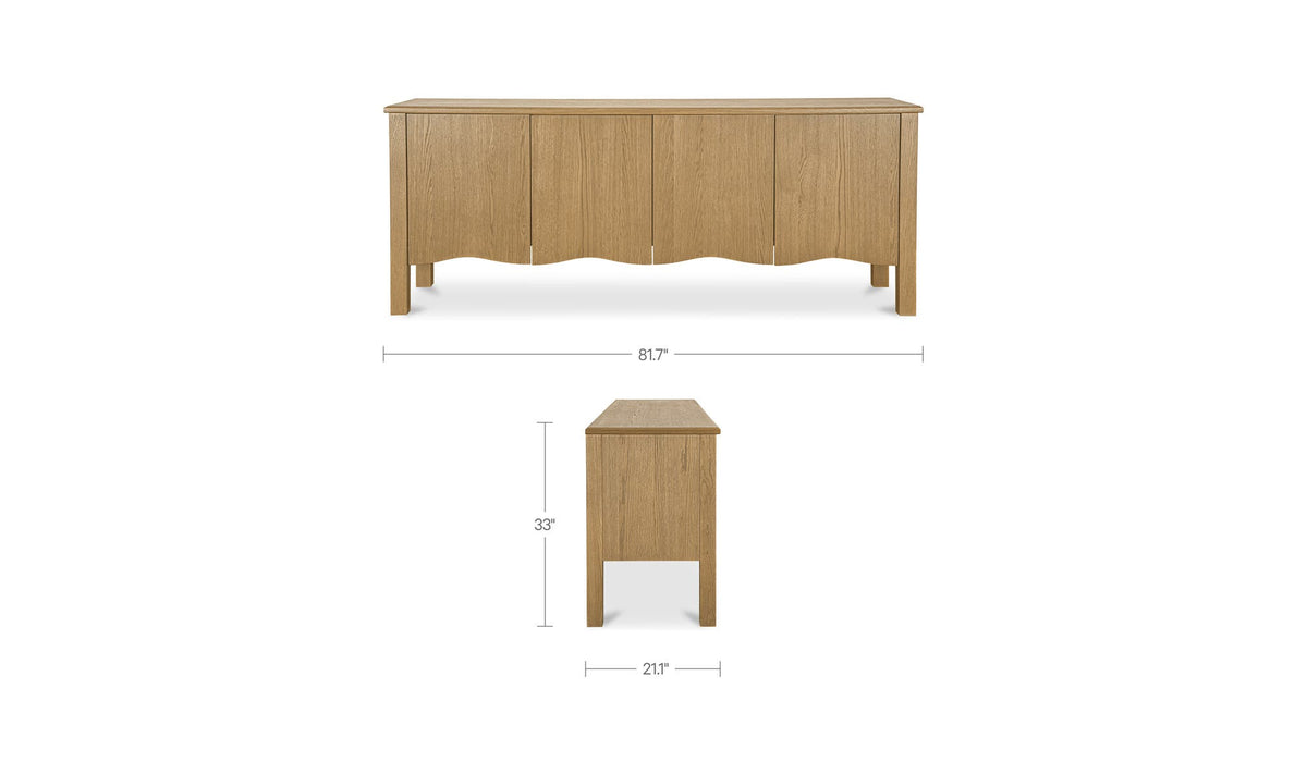 Clea Heritage Brown Sideboard - Ornate Home