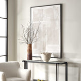 Clean Slate White Hand Painted Canvas - Ornate Home