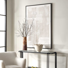 Clean Slate White Hand Painted Canvas - Ornate Home