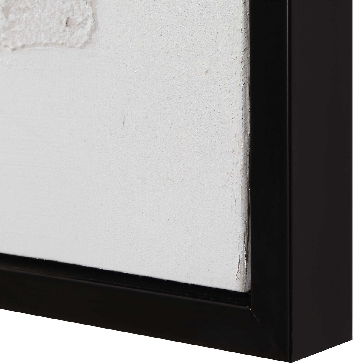 Clean Slate White Hand Painted Canvas - Ornate Home