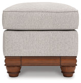Clearbrooke Sandstone Loveseat and Ottoman (Online Special Price) - Ornate Home