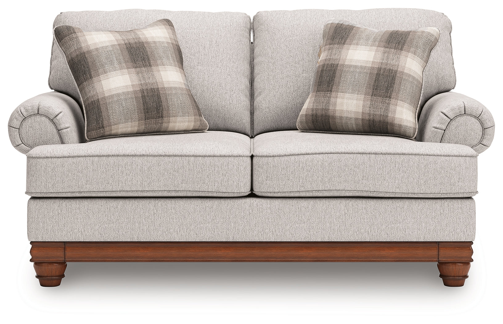 Clearbrooke Sandstone Loveseat and Ottoman (Online Special Price) - Ornate Home