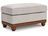 Clearbrooke Sandstone Ottoman (Online Special Price) - Ornate Home