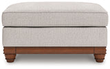 Clearbrooke Sandstone Oversized Chair and Ottoman (Online Special Price) - Ornate Home
