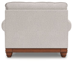 Clearbrooke Sandstone Oversized Chair and Ottoman - Ornate Home