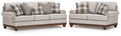 Clearbrooke Sandstone Sofa and Loveseat - Ornate Home