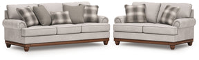 Clearbrooke Sandstone Sofa and Loveseat - Ornate Home