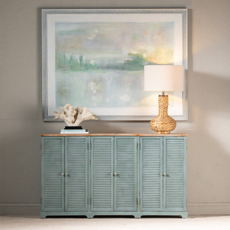 Clearwater Blue/Brown Sideboard - Ornate Home