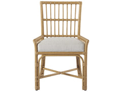 Clearwater Dover Natural/Pole Rattan Low-Arm Chair (Set of 2) - Ornate Home