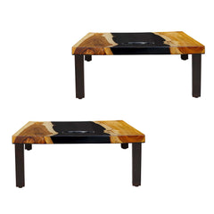 Clearwood Black Cornhole Game (Set of 2) - Ornate Home