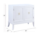 Clem White Console Cabinet - Ornate Home