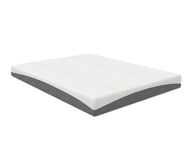 Clematis White/Gray Cal.King Mattress - Ornate Home