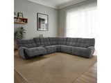 Clemens Dark Gray Power Sectional - Ornate Home