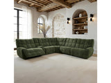 Clemens Jade Green Power Sectional - Ornate Home