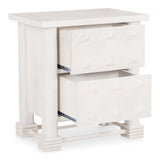 Clement Whitewashed Nightstand - Ornate Home