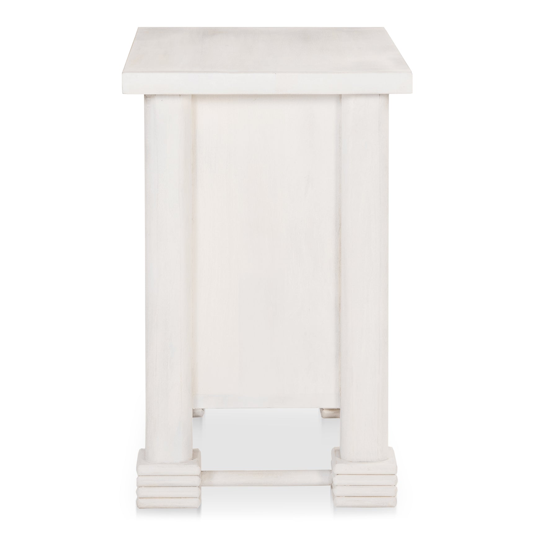 Clement Whitewashed Nightstand - Ornate Home