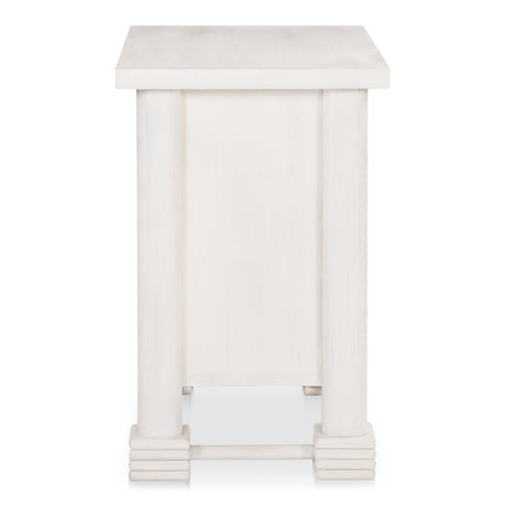 Clement Whitewashed Nightstand - Ornate Home