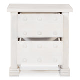 Clement Whitewashed Nightstand - Ornate Home