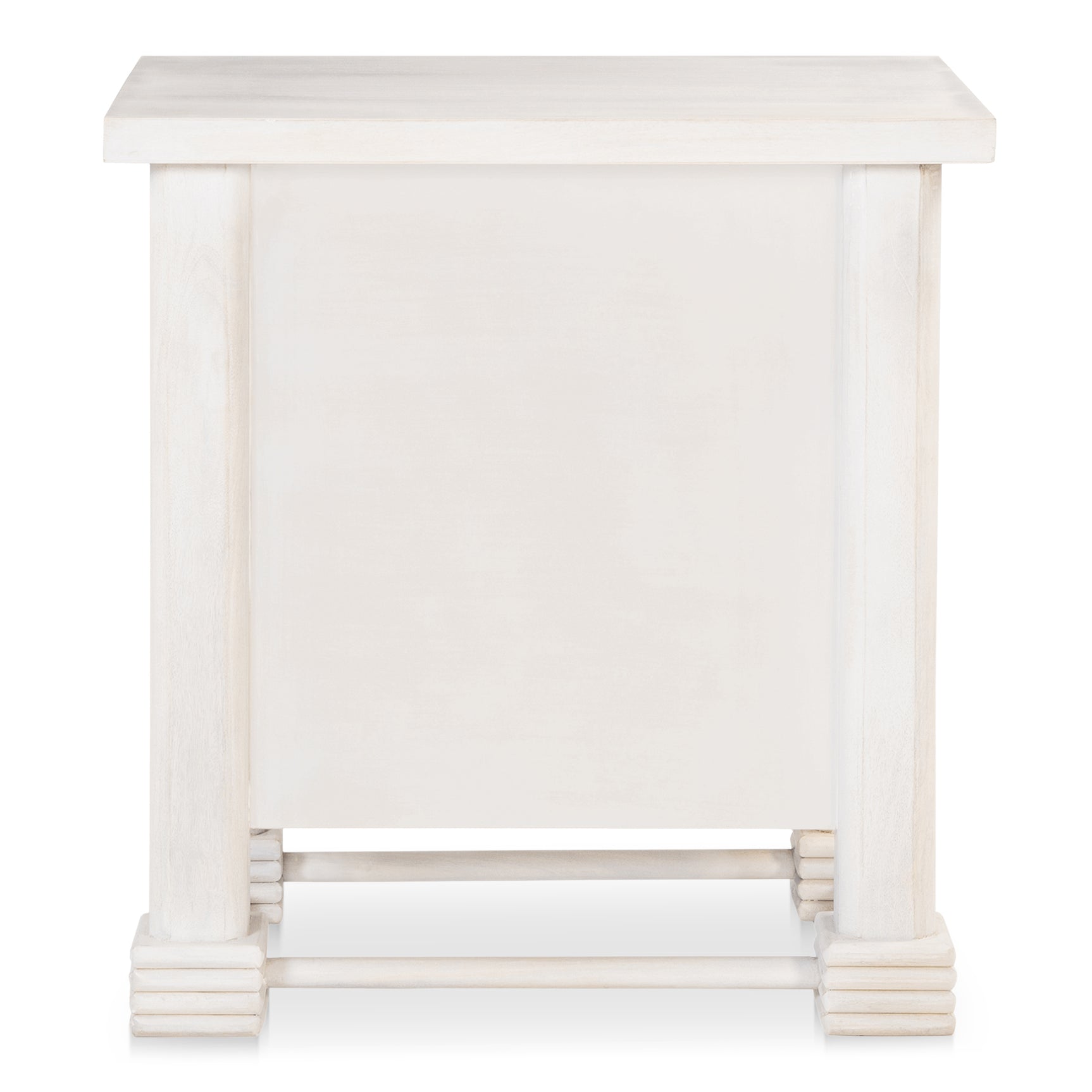 Clement Whitewashed Nightstand - Ornate Home
