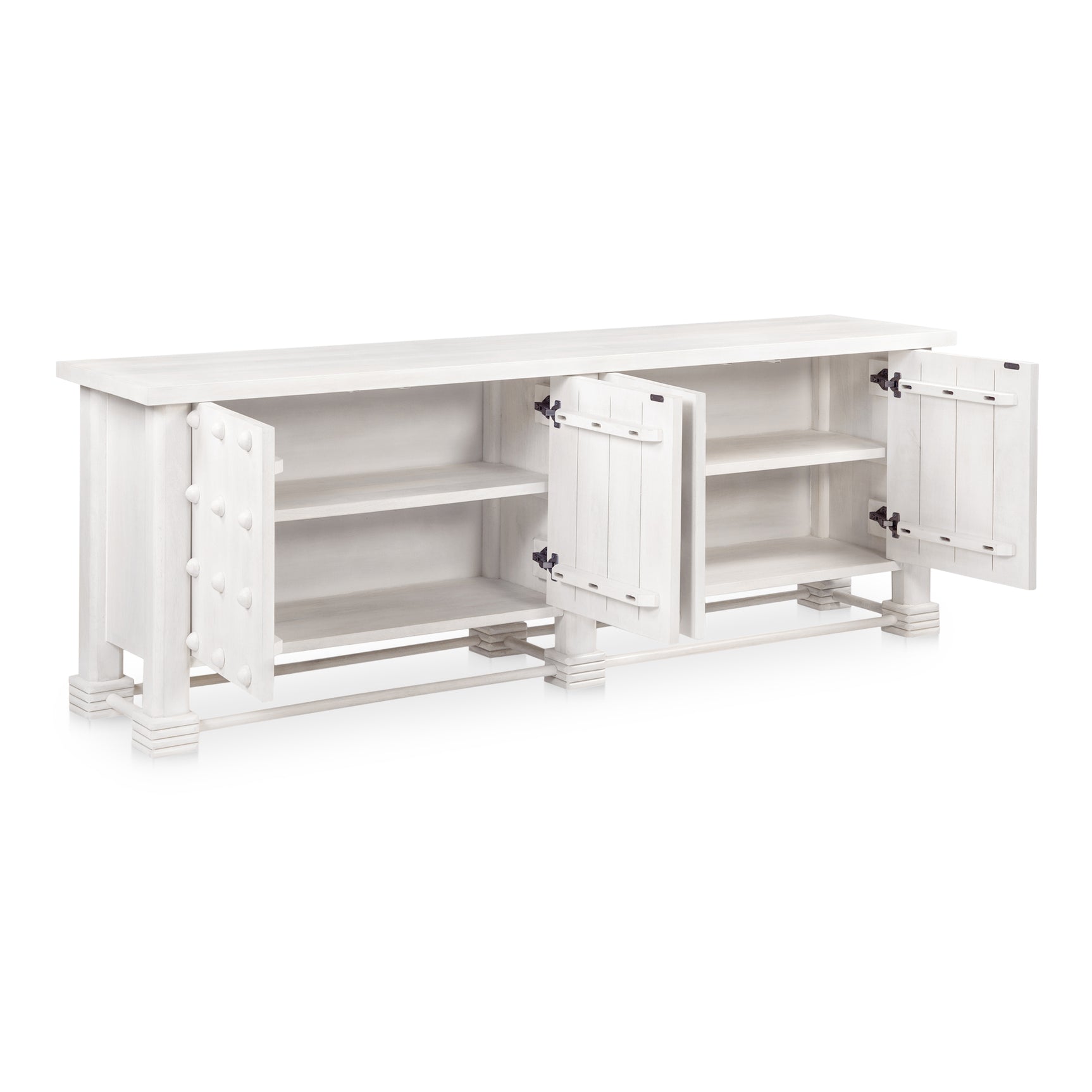Clement Whitewashed Sideboard - Ornate Home