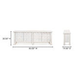 Clement Whitewashed Sideboard - Ornate Home