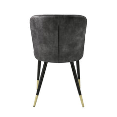 Clemente Charcoal Side Chair (Set of 2) - Ornate Home