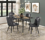 Clemente Gray Dining Table - Ornate Home