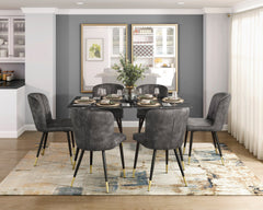 Clemente Gray Dining Table - Ornate Home