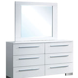 Clementine Glossy White Dresser - Ornate Home