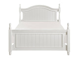 Clementine White Full Platform Bed - Ornate Home