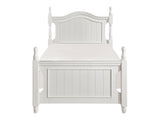 Clementine White Twin Platform Bed - Ornate Home