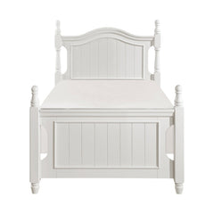 Clementine White Twin Platform Bed - Ornate Home